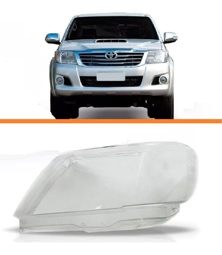 Lente Farol Hilux 2012 2013 2014 Esquerdo