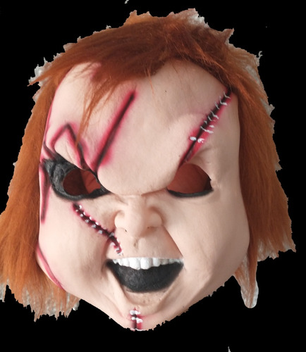 Máscara Chucky Latex Para Niño Muñeco Diabólico C Accesorio