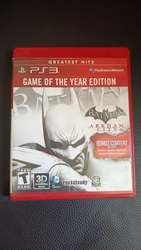 Juegos Ps3 Batman (Usado)