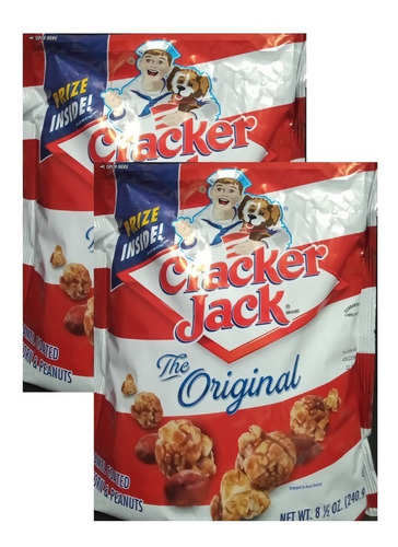 2x Cracker Jack The Original Caramel Coated Popcorn  Peanuts