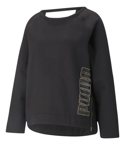 Sudadera Puma Moto Crew Para Mujer 521033-01