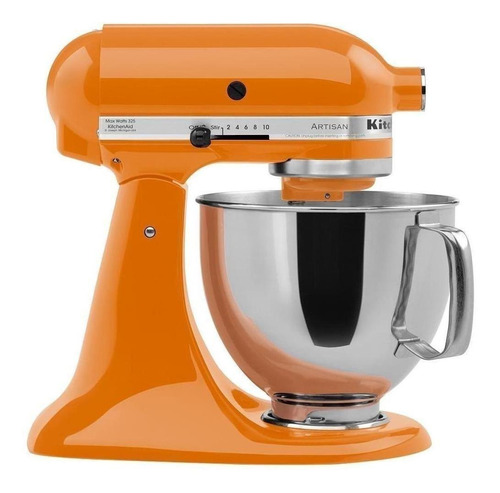 Batidora de pedestal KitchenAid Artisan KSM150PS tangerine 60 Hz 120 V