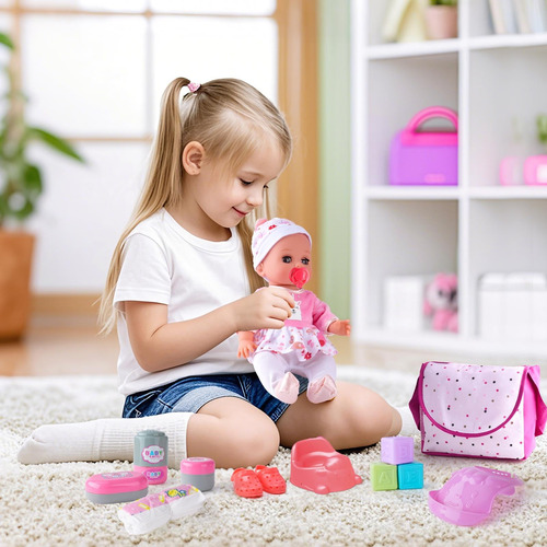 Conjunto De Bonecas Auntyfey Com Acessórios Para Meninas De