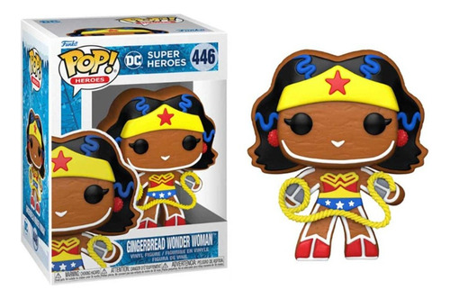 Gingerbread Wonder Womanpop Funko 446 Dc Super Heroes Holida