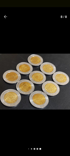 Set 20 Monedas Conmemorativas Independencia Y Revolución Mex (Usado)