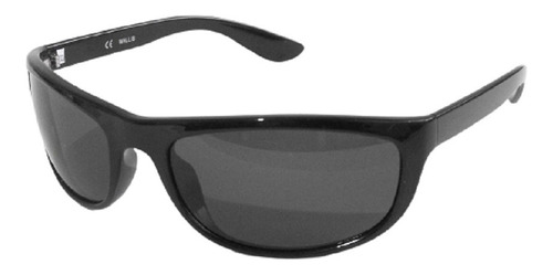 Lentes Deportivos Armazón/varillas Negro Micas Humo Wallis