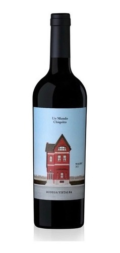 Imagen 1 de 1 de Vino Tinto Un Mundo Chiquito Malbec Botella 750ml Caja X6
