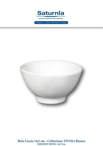  Bowl Pocelana 14.5 Cm Italiana ! Excelente Calidad