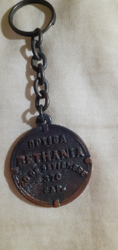 Llavero Antiguo Moneda 50 Pesos Óptica Bethania (Usado)