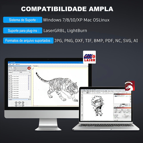 Maquina Gravadora Laser Corte Cnc 40x40cm Impressora Bivolt