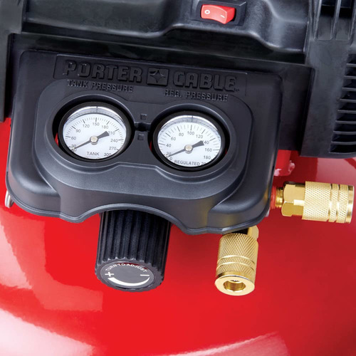Compressor de ar Porter-cable, 6 galões, panqueca, sem AC