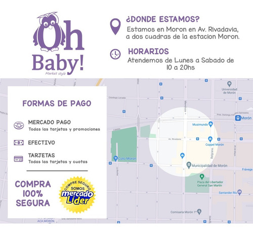 Almohada Almohadon Antireflujo Reflujo Bebe Oh Baby Castelar