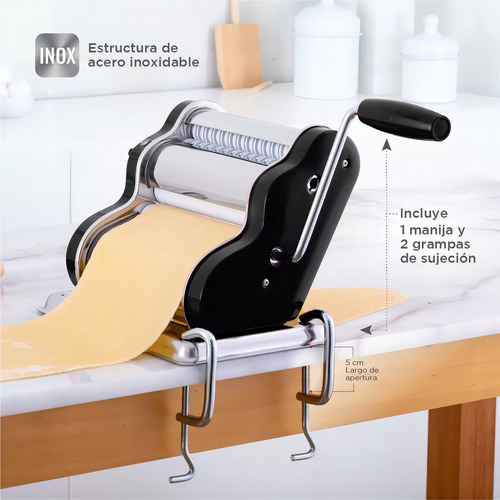 Máquina para pastas Pastalinda Clásica 200 color negro