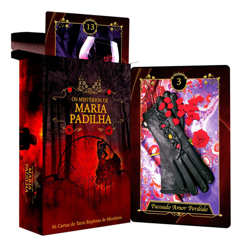 Kit 3 Tarot Mistérios Baralho Bruxas Cigano E Maria Padilha