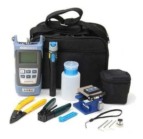 Kit Ferramentas Telecom Fibra Óptica Ftth Técnico Instalador