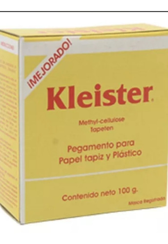 Pegamento Para Papel Tapiz Kleister Caja 100g Rinde 5 Rollos