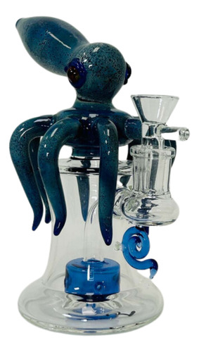 Bong De Cristal 7in Octopus Bong Arte Color Variado