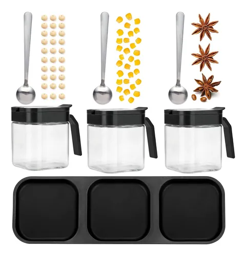 Caja De Condimentos De Cocina Set De 3 Para El Hogar Organización Y Estilo En Tu Cocina De Alta Calidad Everest