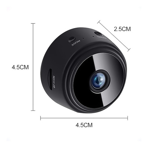 Imagen 5 de 8 de Mini Camara Espia Inalambrica 1080p Wifi Vision Nocturn Otec