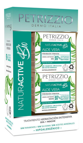 Set De Cremas Día-noche Aloe Vera Naturactive Petrizzio 