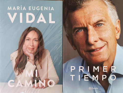 2 Libros Primer Tiempo + Mi Camino Mauricio Macri M E Vidal
