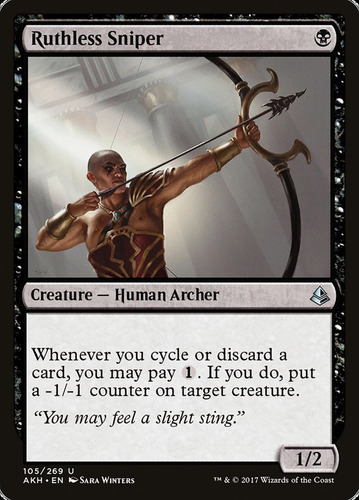 Carta Magic Ruthless Sniper Amonkhet Mtg Bsas