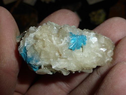 Mineral De Colección Cavansita En Matriz De India