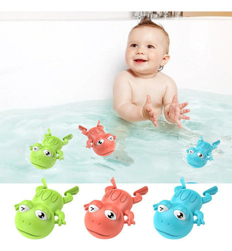 A+ Juguetes De Baño For Niños Rana Verde Pack De 3