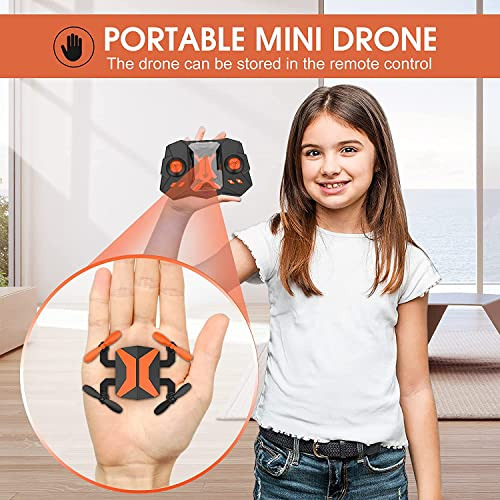 Dron Con Cámara - Fpv Drones Para Niños, Rc Quadcopter Tin