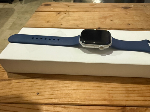 Apple Watch Series 10 De 46 Mm Color Plata. Tres Meses De U Plata Milanese Azul Marino Gris (Usado)