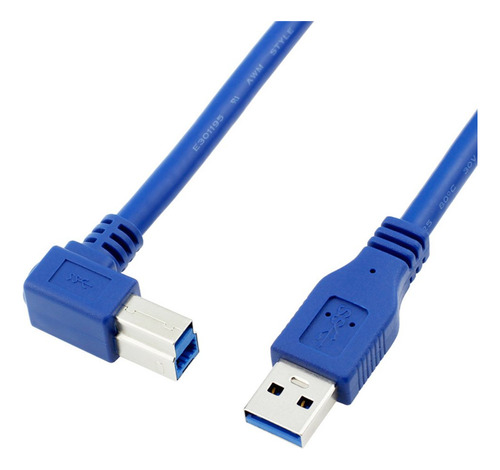 Bluwee Cable Usb 3.0 Tipo A-male Angulo Derecho B-male Cord