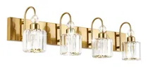 Comprar Lámparas De Tocador De Baño De Latón Dorado Para Baño