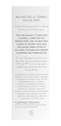 Niebla Facial Balanceadora Little Seed Farm - Toner, 4.0 On