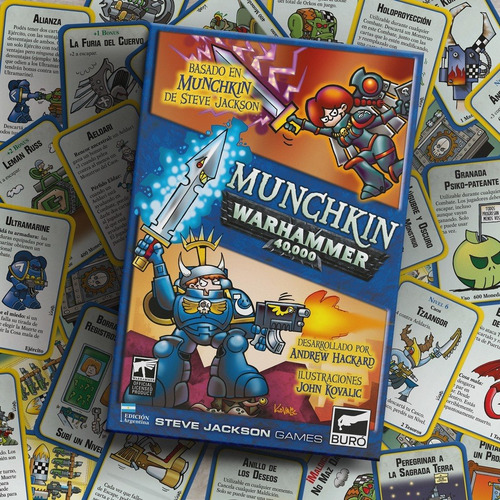 Juego De Mesa Munchkin Warhammer 40k Bureau Muy Lejano