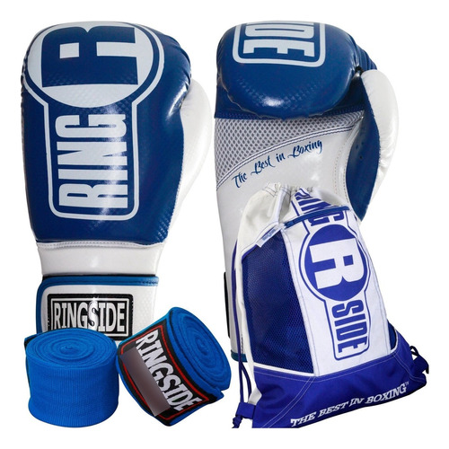 Ringside Boxing Fitness Class Bundle #1, Azul/blanco