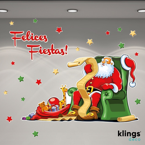 Imagen 9 de 10 de Vidrieras Plotter Vinilos Navidad Felices Fiestas