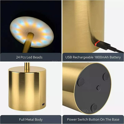 New Led Wireless Desk Lamp Bedside Lamp
