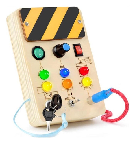 Juguetes Montessori Con Interruptor De Luz Led Interruptor