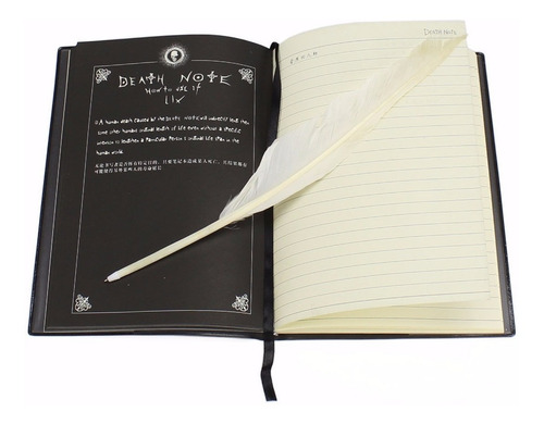 Death Note Cuaderno De Coleccion Kira L Con Pluma