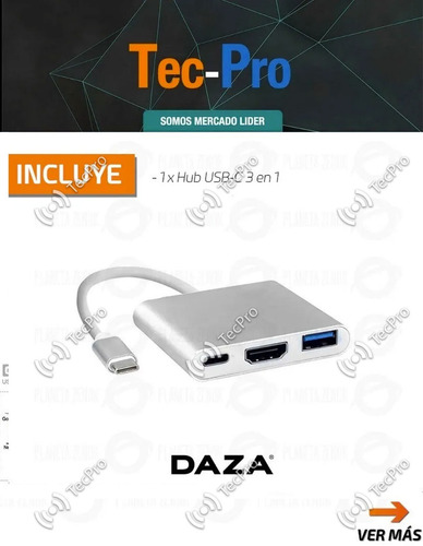 Imagen 4 de 8 de Adaptador Cable Usb C 3.0 3 En 1 Pd Notebook Hdmi 4k Hub