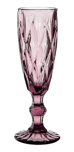 6 Copas Cristal Vino Flauta Libia Grande 170ml Color Color Púrpura