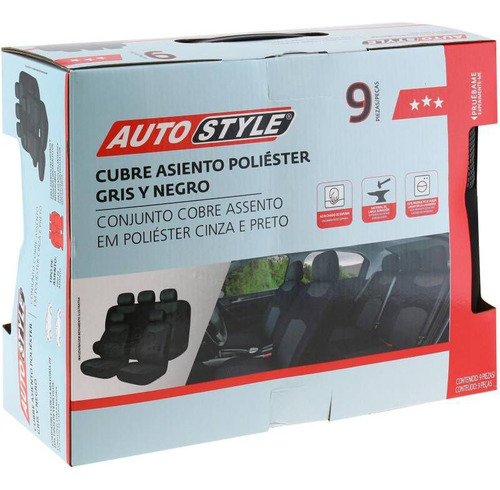 5 Cuabreasientos Gris/negro Toyota New Rav4 Cvt