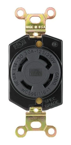 Eaton L1430r 30-amp 125/250-volt Hart-lock De Grado Industri