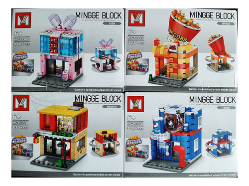 Bloques Para Armar Mingge Block Mg1390 498 Piezas