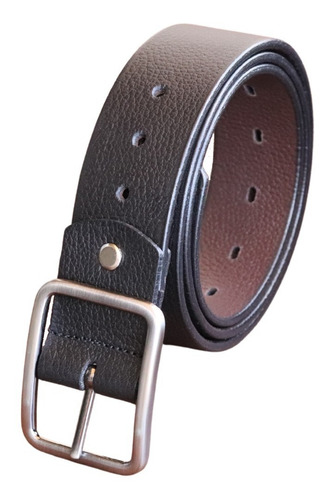 Cinto Masculino Dupla Face Couro Legítimo Cor Preto e Marrom Tamanho G Cintura 105