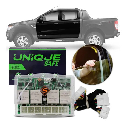 Modulo Vidro Ranger 2012 A 2016 Antiesmagamento Soft