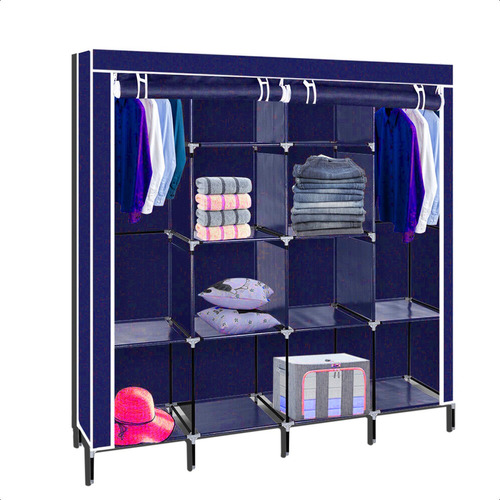 Practico Armario Closet Ropero Armable Grande-170*170*45cm