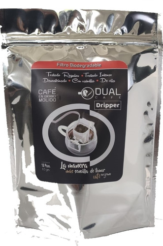 Dual Café Dripper Monodosis Con Filtro