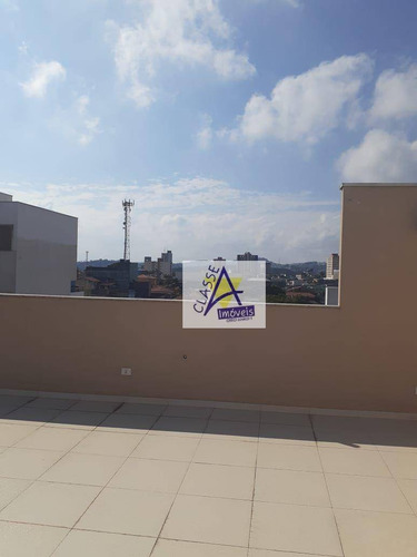 Imagem 3 de 8 de Cobertura Com 3 Dormitórios À Venda, 230 M² Por R$ 749.000 - Vila Nossa Senhora Das Vitórias - Mauá/sp - Co0041