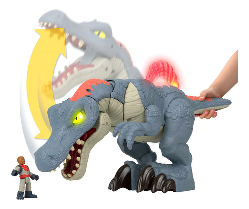 Imaginext Jurassic World Dinosaurio Spinosaurus Ultra Snap